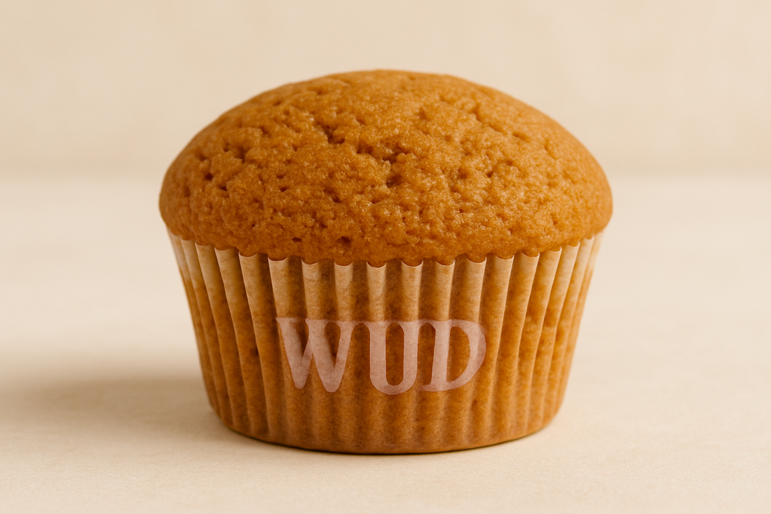 Remove the frosting, make the wrappers much lighter in color. and a smoother WUD font, in pink or purple